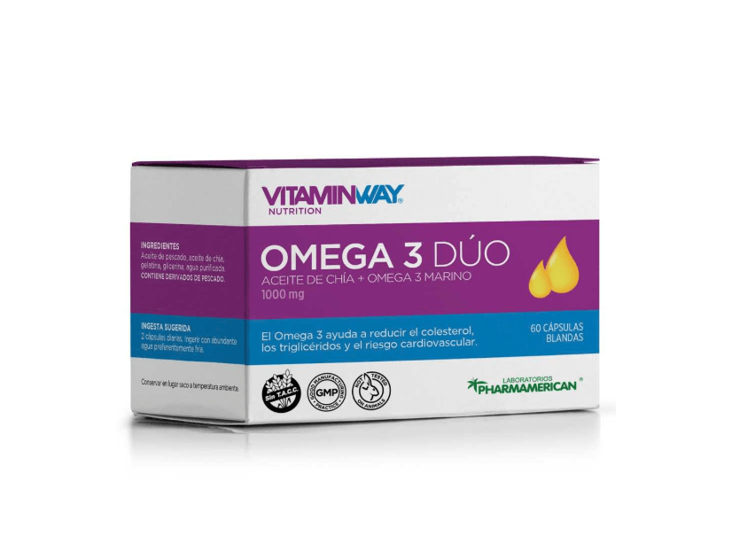 Vitamin Way Omega 3 Duo x 60 Cápsulas Blandas